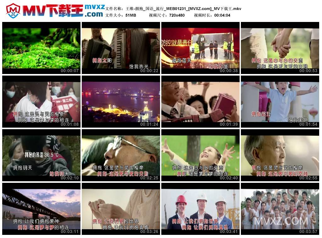 王维-拥抱_国语_流行_MEB01231